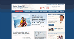 Desktop Screenshot of briankwonmd.com